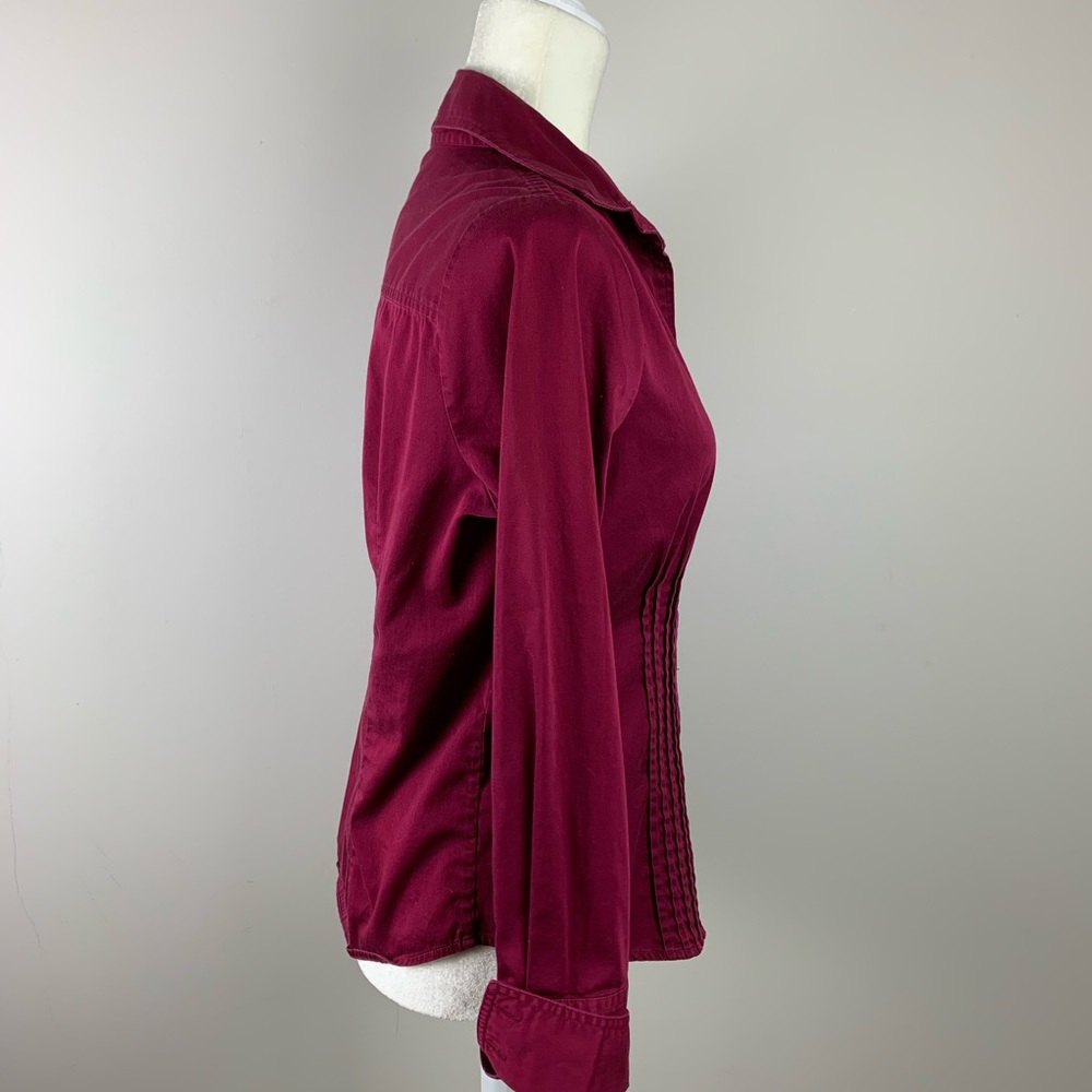 SOLD The Limited Button Down Dress Shirt Red - Picture 8 of 11